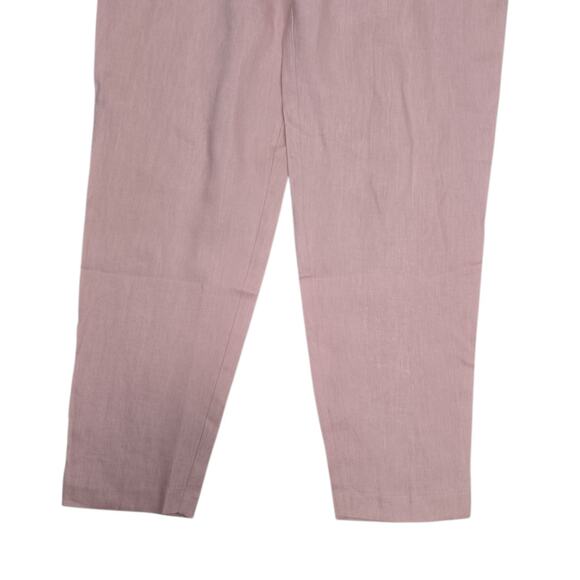 NWT Revolve Rumer Lou Lou Jumpsuit Prima Pink Linen Short Sleeve Tie Waist Sz XS - Picture 12 of 13
